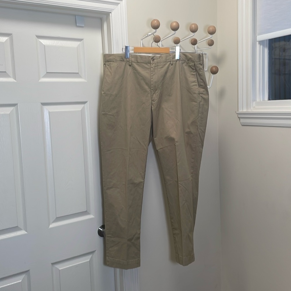 Ralph Lauren - Stretch Standard Fit Preppy Trousers Chinos - Brown - 40x32